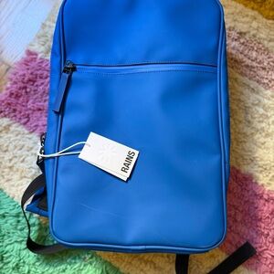 RAINS Blue Backpack